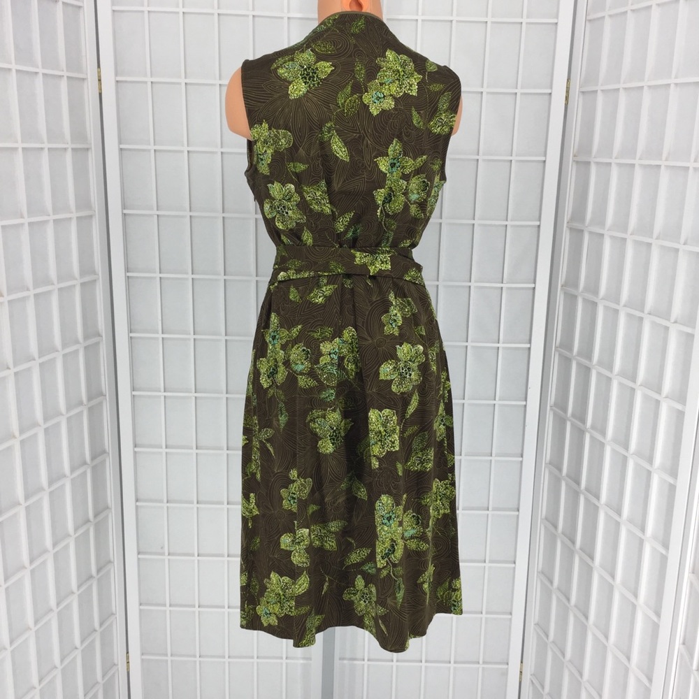 Sag Harbor Floral Print Sleeveless Stretch Dress - Picture 5 of 8